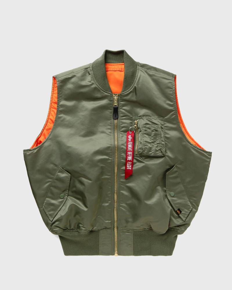 Alpha Industries MA-1 Vest men Vests green in Größe:L von Alpha Industries