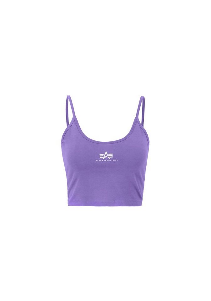 Alpha Industries Muscleshirt ALPHA INDUSTRIES Women - Tank Tops Basic Crop-Top SL Wmn von Alpha Industries