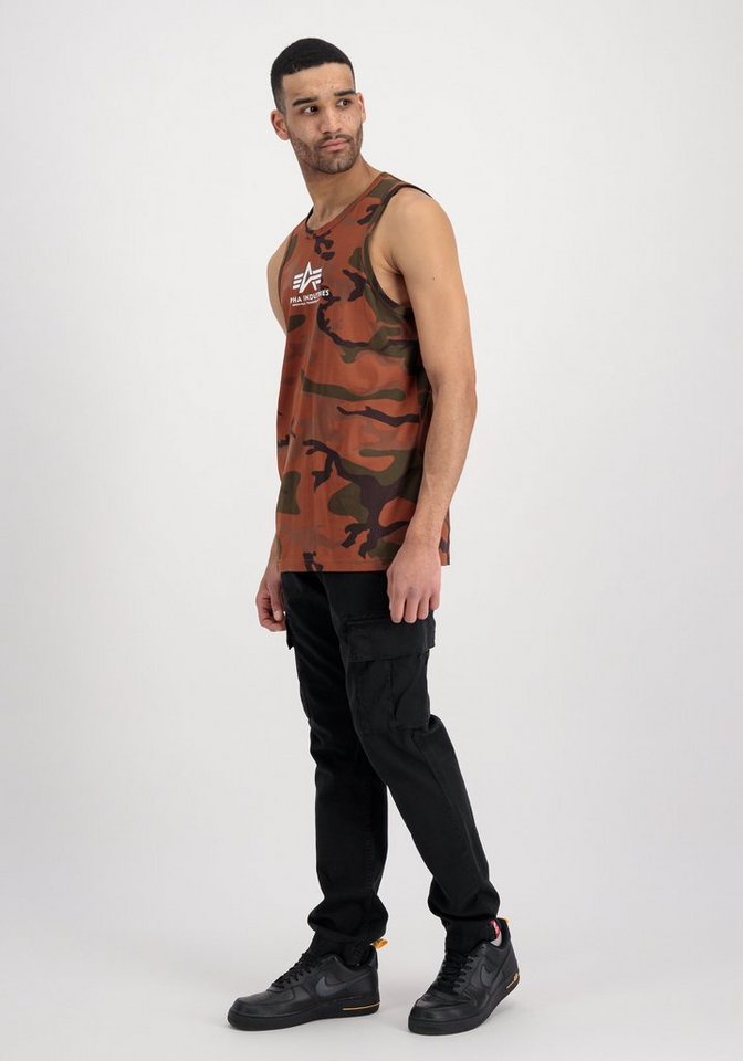 Alpha Industries Muscleshirt ALPHA INDUSTRIES Men - Tank Tops Basic Tank Camo von Alpha Industries