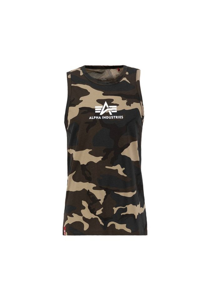 Alpha Industries Muscleshirt ALPHA INDUSTRIES Men - Tank Tops Basic Tank Camo von Alpha Industries