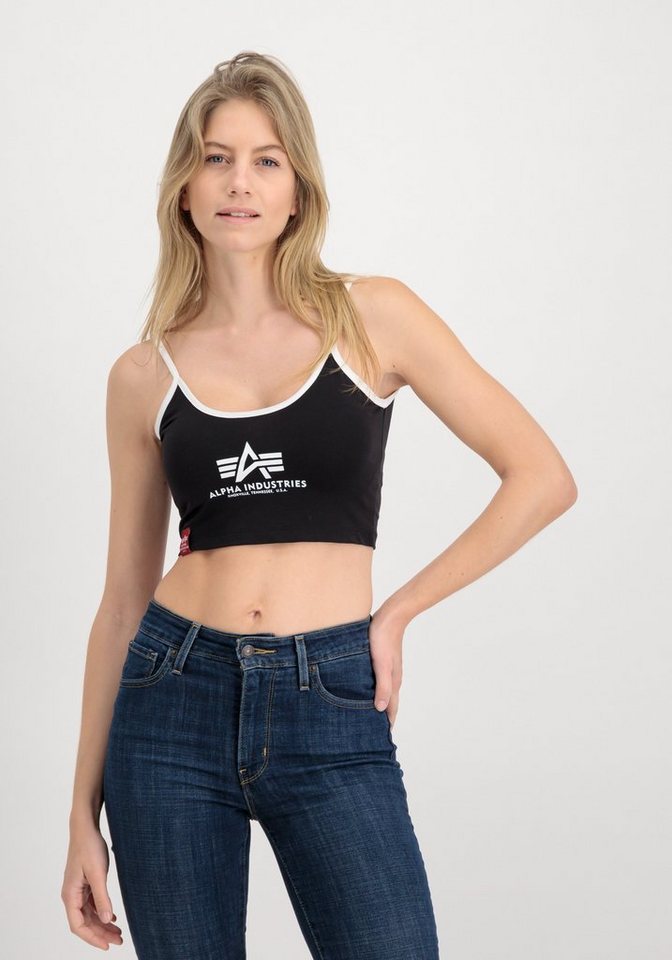 Alpha Industries Muskelshirt Basic ML Cropped Tank Top Wmn von Alpha Industries