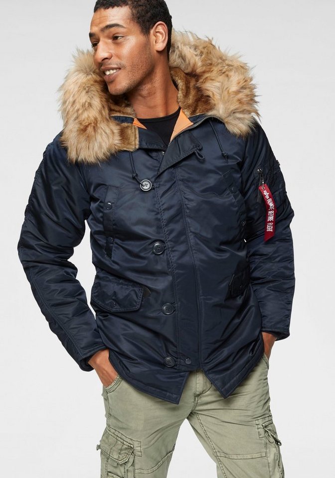 Alpha Industries Parka N3B VF 59 mit abnehmbarem Kunstfellkragen von Alpha Industries