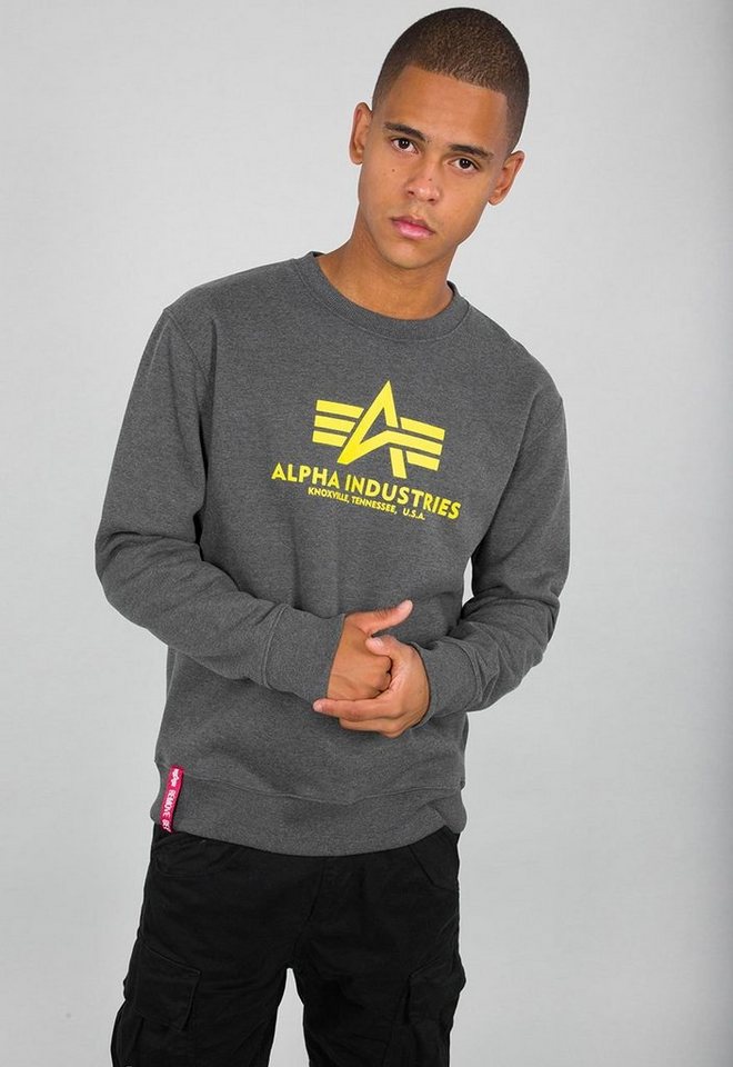 Alpha Industries Rundhalspullover Basic Sweater von Alpha Industries