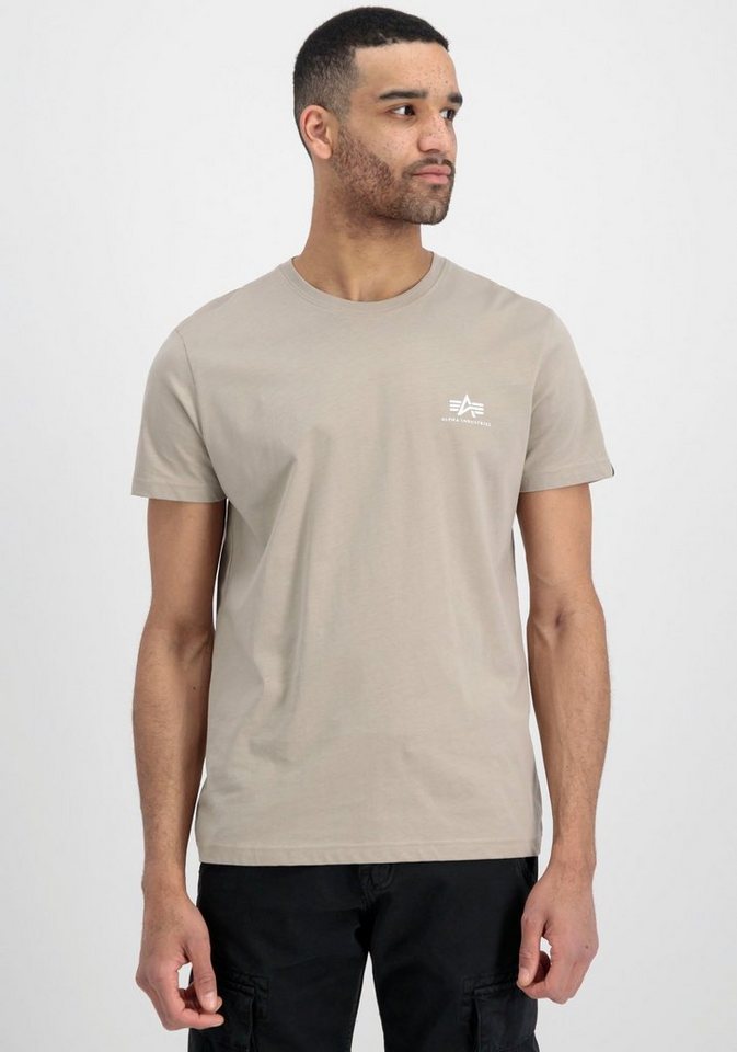 Alpha Industries Rundhalsshirt BASIC T SMALL LOGO von Alpha Industries