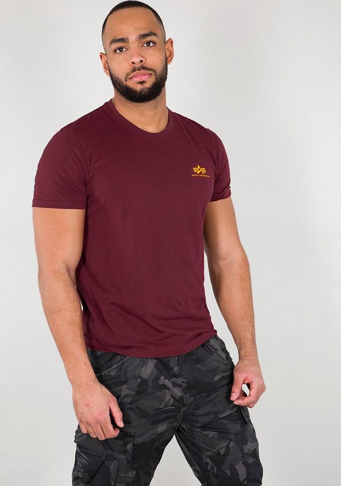 Alpha Industries Rundhalsshirt BASIC T SMALL LOGO von Alpha Industries