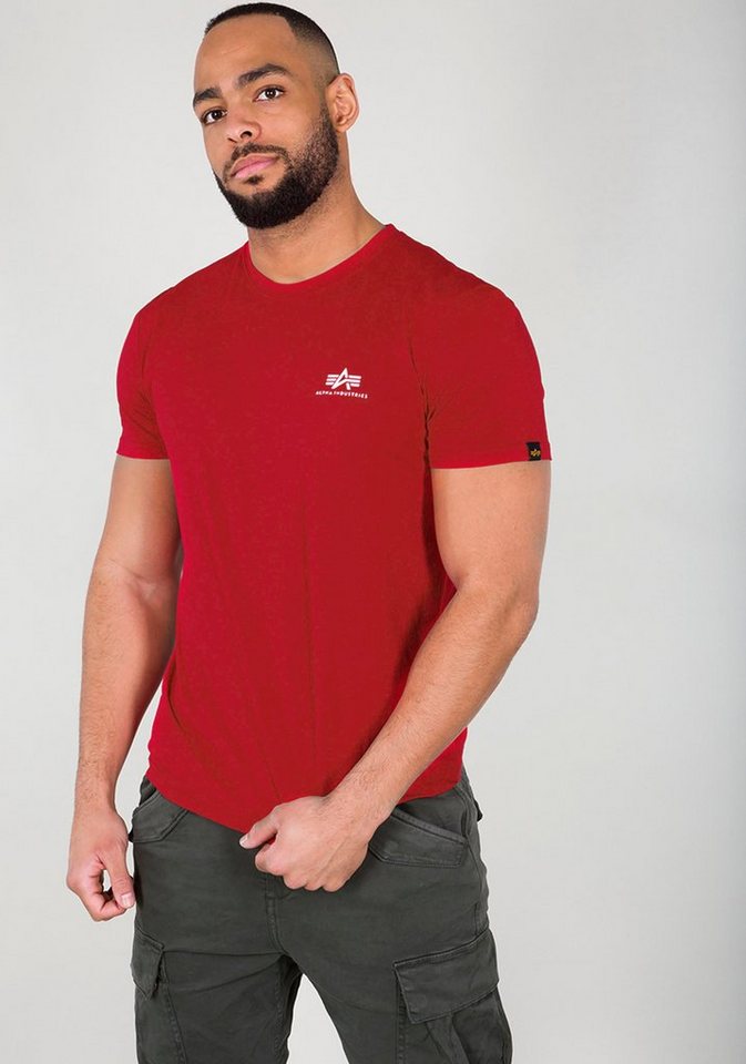 Alpha Industries Rundhalsshirt BASIC T SMALL LOGO von Alpha Industries