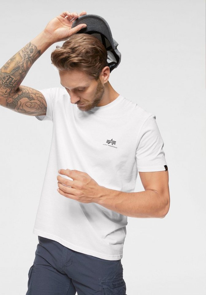 Alpha Industries Rundhalsshirt BASIC T SMALL LOGO von Alpha Industries