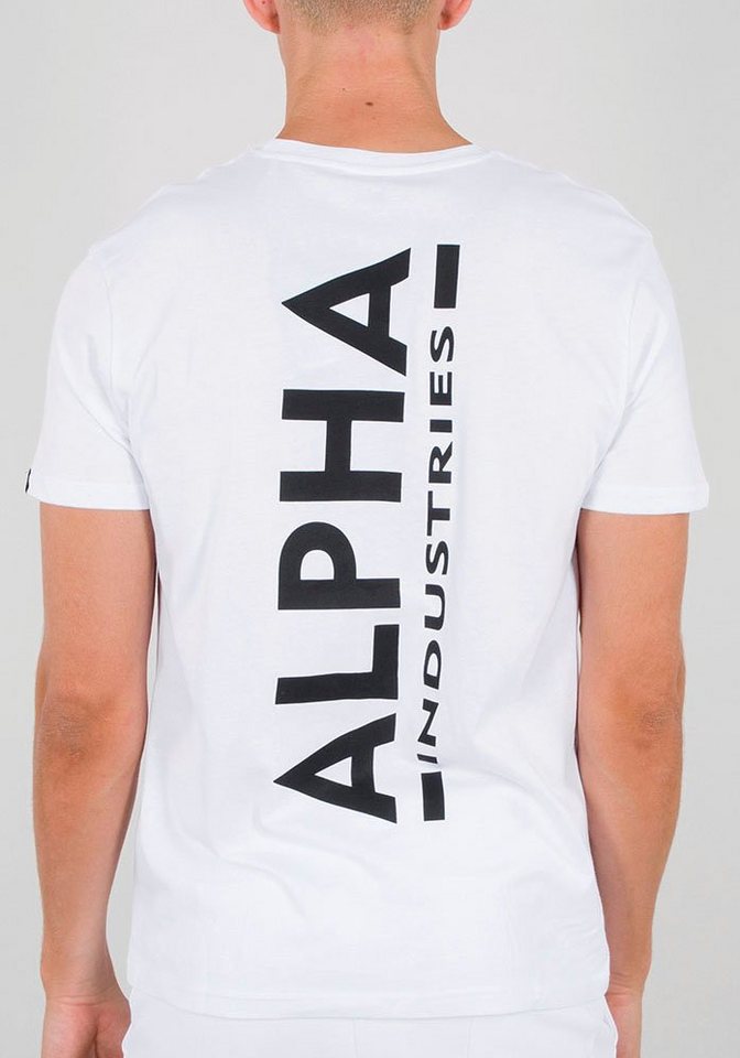 Alpha Industries Rundhalsshirt Backprint T von Alpha Industries