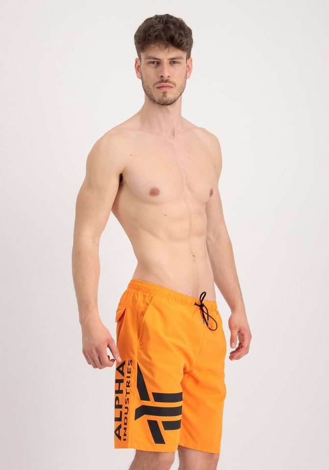 Alpha Industries Shorts ALPHA INDUSTRIES Men - Beachwear Side Print Board Short von Alpha Industries