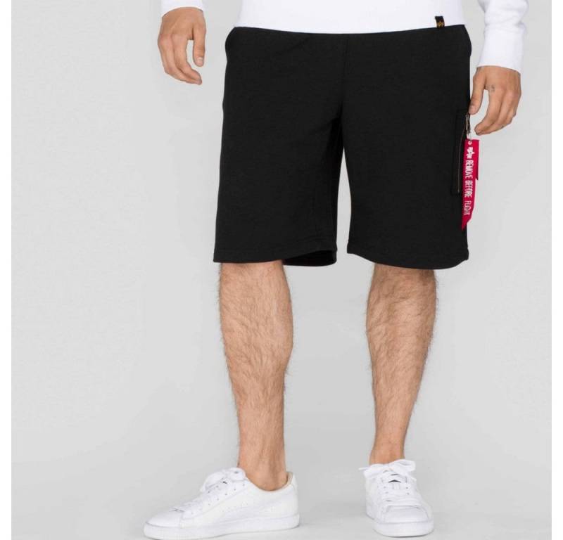 Alpha Industries Shorts Freizeithose X-Fit Cargo (Terry-Cotton) kurz schwarz Herren von Alpha Industries