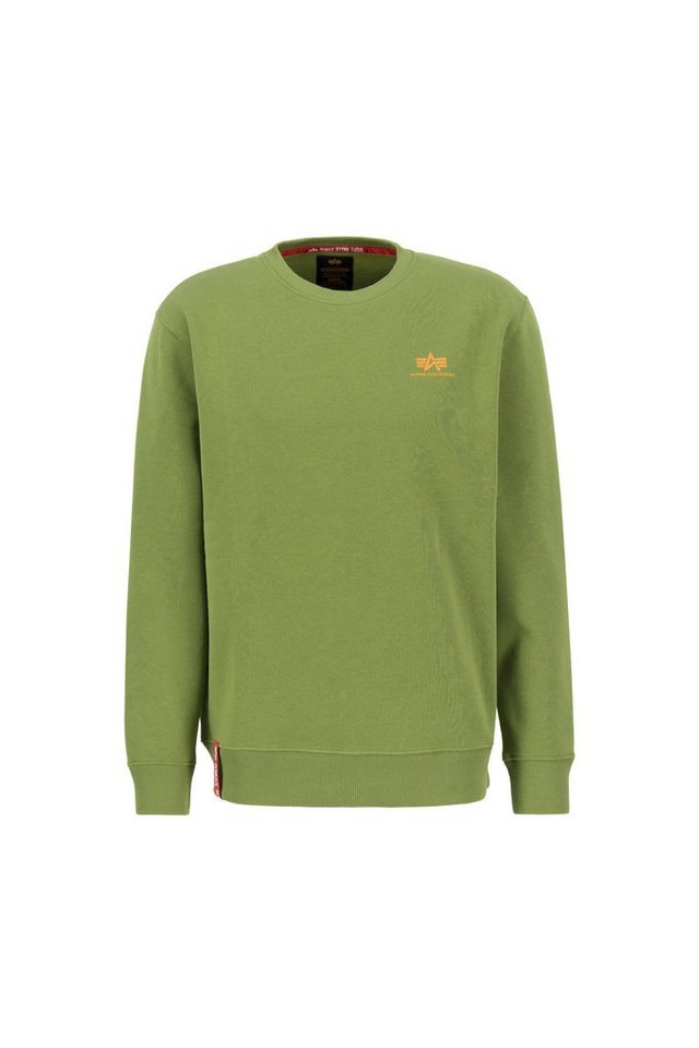 Alpha Industries Sweater ALPHA INDUSTRIES Men - Sweatshirts Basic Sweater Small Logo von Alpha Industries