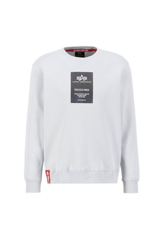 Alpha Industries Sweater Alpha Industries Men - Sweatshirts Rainbow Refl. Label Sweater von Alpha Industries