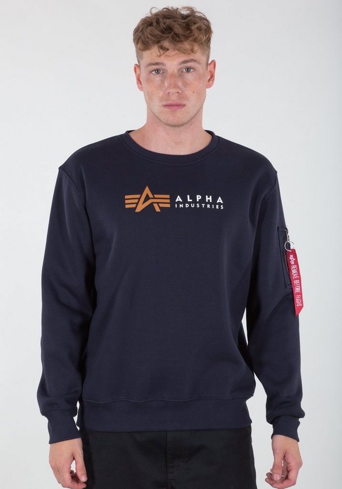 Alpha Industries Sweater ALPHA INDUSTRIES Men - Sweatshirts Alpha Label Sweater von Alpha Industries