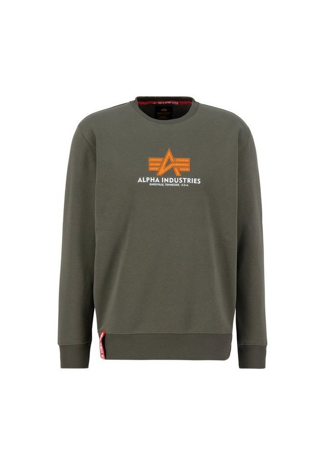 Alpha Industries Sweater ALPHA INDUSTRIES Men - Sweatshirts Basic Sweater Rubber von Alpha Industries