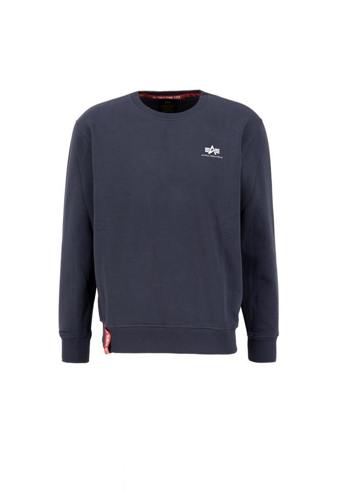 Alpha Industries Sweater ALPHA INDUSTRIES Men - Sweatshirts Basic Sweater Small Logo von Alpha Industries