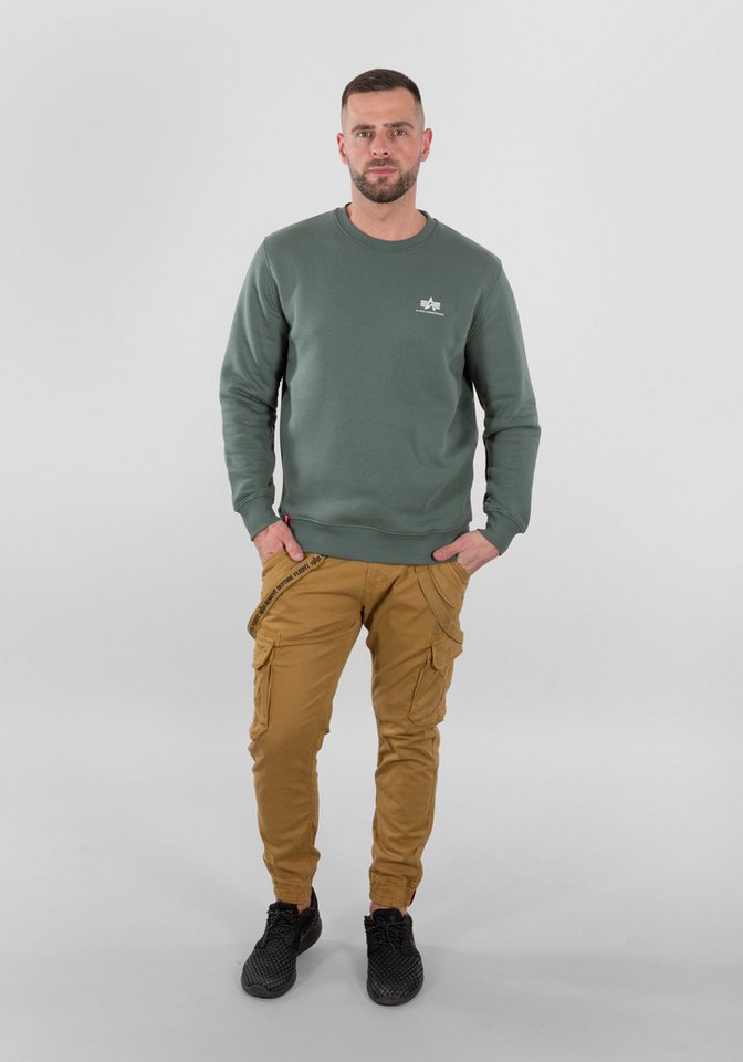 Alpha Industries Sweater ALPHA INDUSTRIES Men - Sweatshirts Basic Sweater Small Logo von Alpha Industries