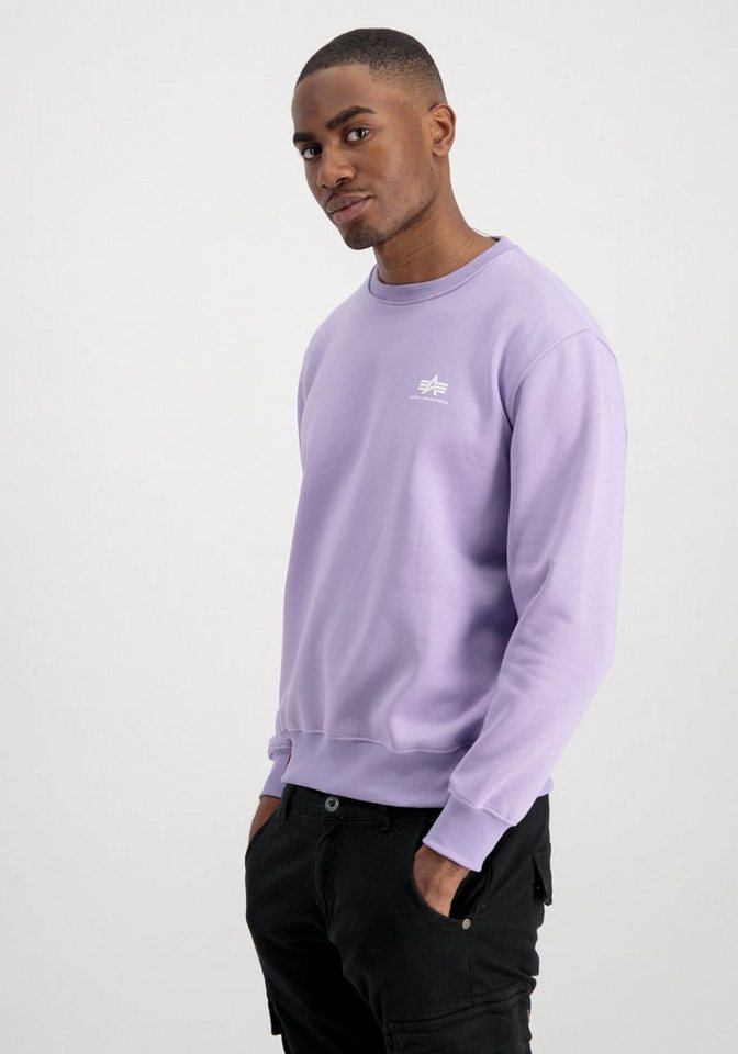 Alpha Industries Sweater ALPHA INDUSTRIES Men - Sweatshirts Basic Sweater Small Logo von Alpha Industries