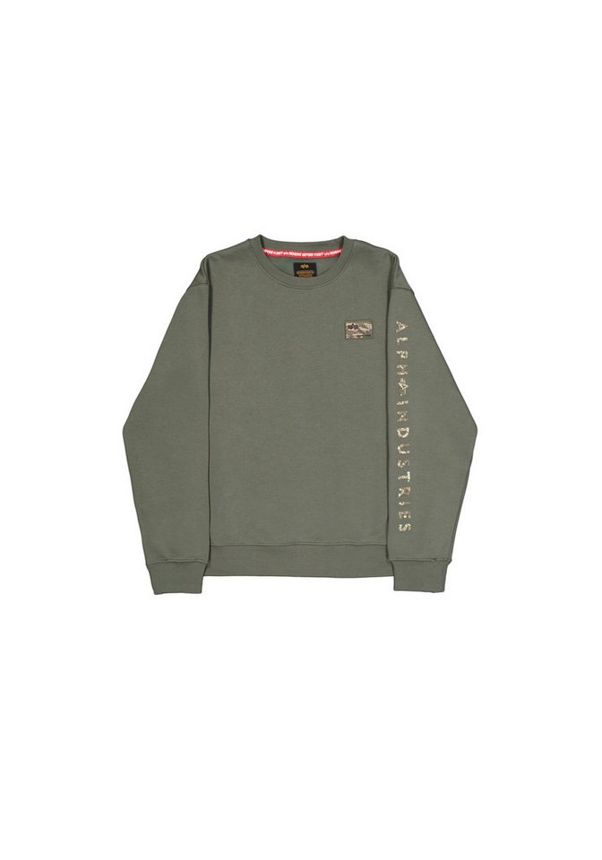 Alpha Industries Sweater Alpha Industries Men - Sweatshirts Camo Sleeve Sweatshirt von Alpha Industries