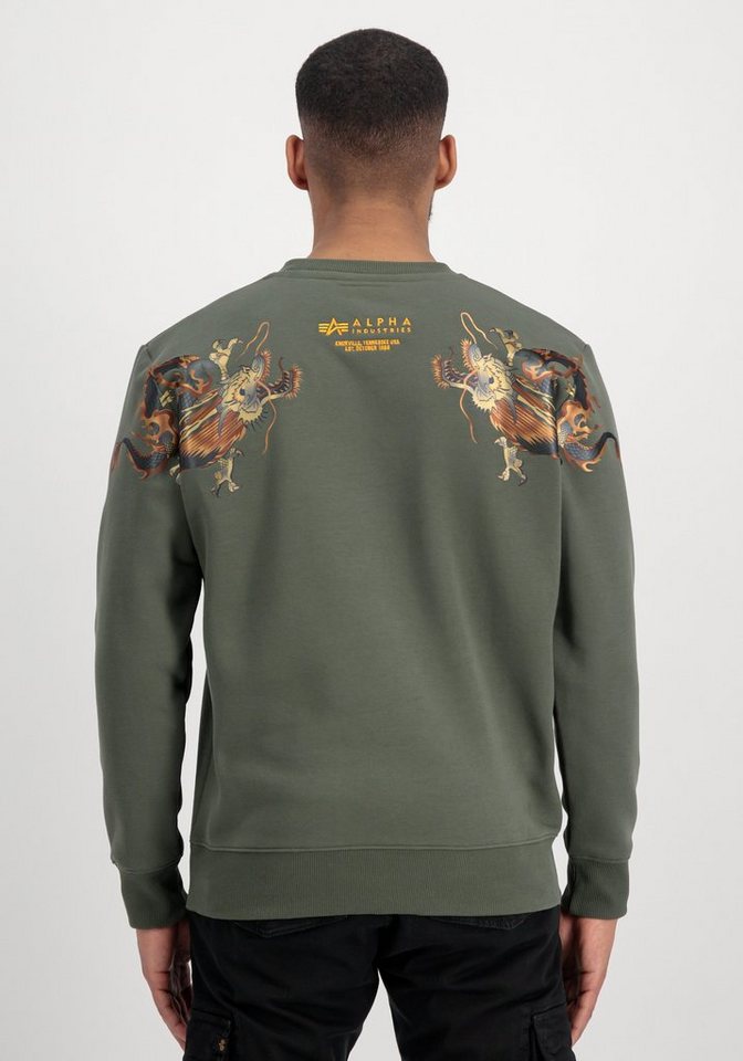 Alpha Industries Sweater ALPHA INDUSTRIES Men - Sweatshirts Dragon EMB Sweater von Alpha Industries