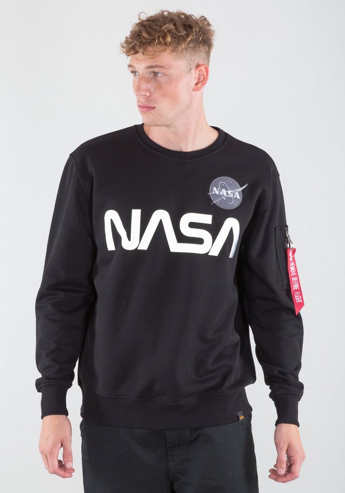 Alpha Industries Sweater Alpha Industries Men - Sweatshirts NASA Reflective Sweatshirt von Alpha Industries