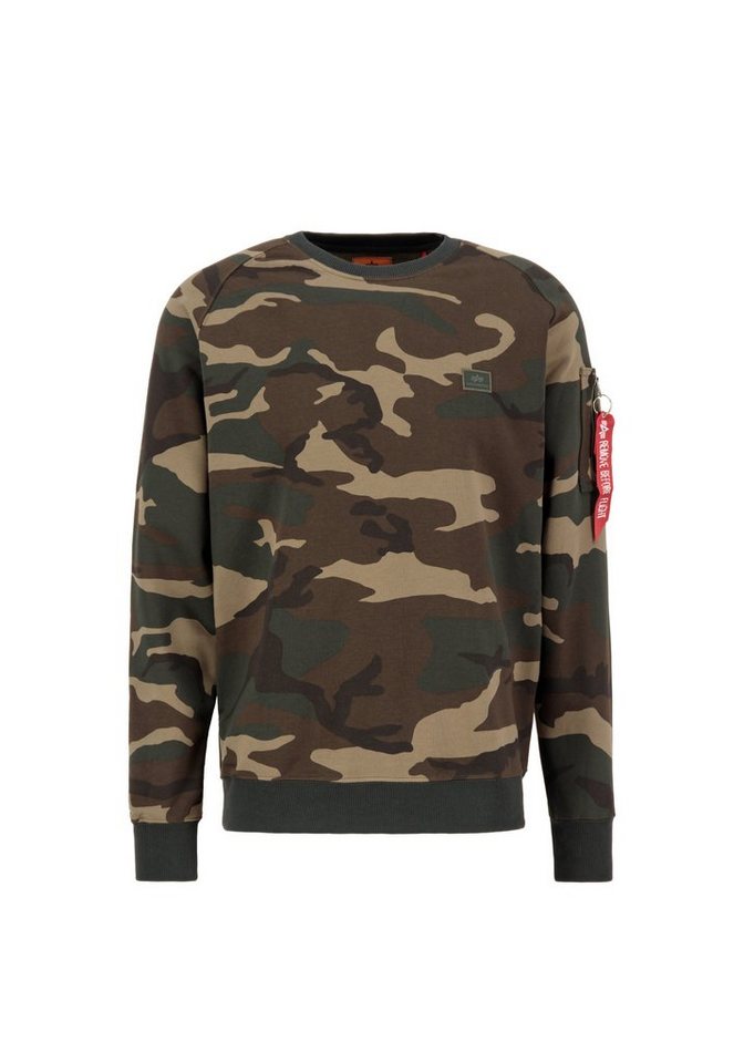 Alpha Industries Sweater ALPHA INDUSTRIES Men - Sweatshirts X-Fit Sweat Camo von Alpha Industries