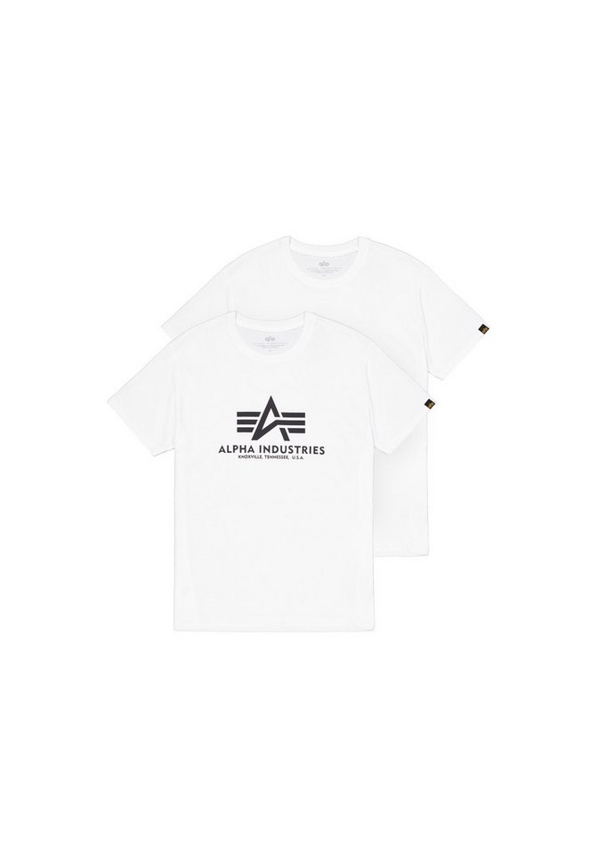 Alpha Industries T-Shirt Basic T-Shirt BL 2 Pack von Alpha Industries