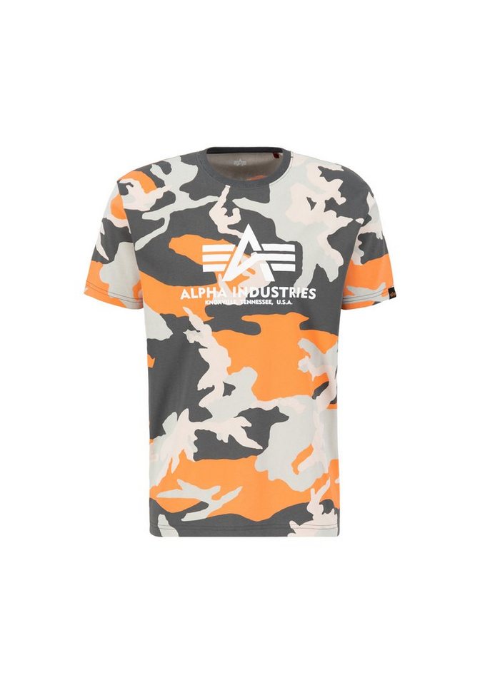 Alpha Industries T-Shirt ALPHA INDUSTRIES Men - T-Shirts Basic T Camo PP von Alpha Industries