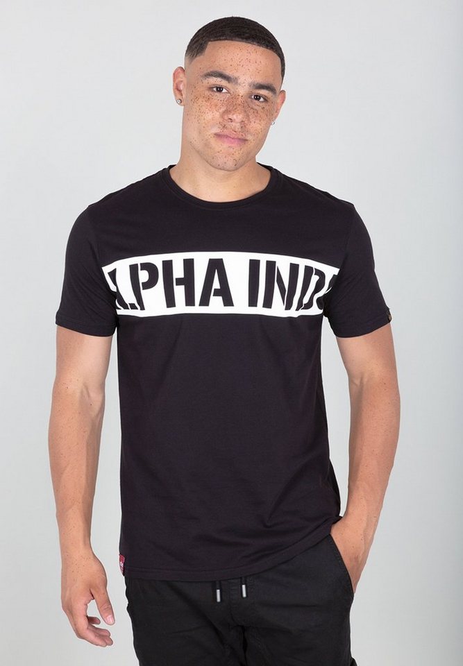 Alpha Industries T-Shirt Printed Stripe T-Shirt von Alpha Industries
