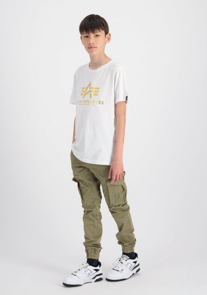 Alpha Industries T-Shirt ALPHA INDUSTRIES Kids - T-Shirts Basic T Foil Print Kids/Teens von Alpha Industries