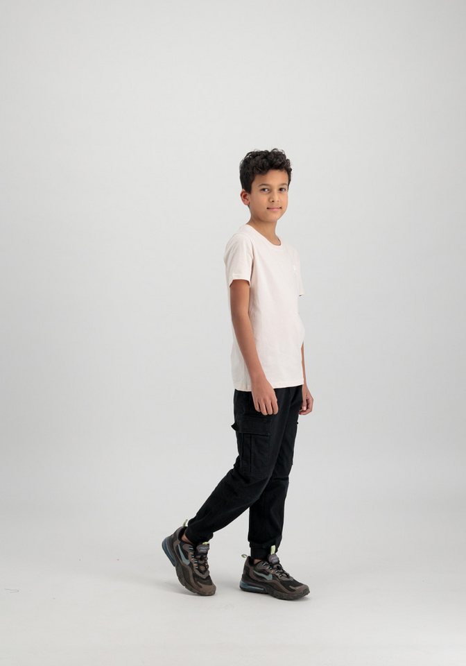 Alpha Industries T-Shirt ALPHA INDUSTRIES Kids - T-Shirts Basic T Small Logo Kids/Teens von Alpha Industries