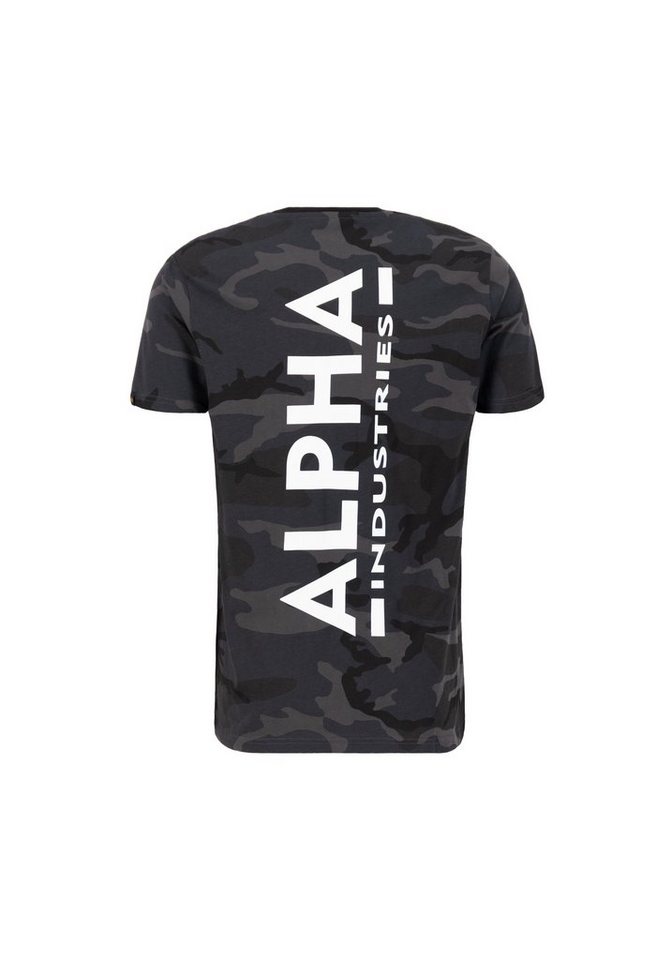 Alpha Industries T-Shirt ALPHA INDUSTRIES Men - T-Shirts Backprint T Camo von Alpha Industries