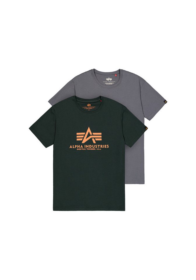Alpha Industries T-Shirt Basic T-Shirt BL 2 Pack von Alpha Industries