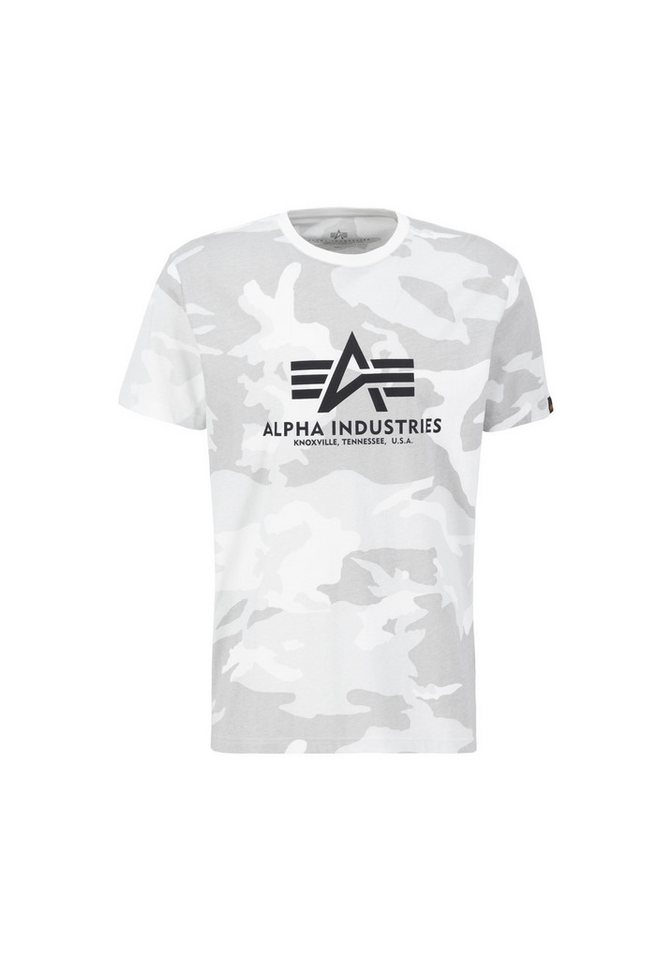 Alpha Industries T-Shirt ALPHA INDUSTRIES Men - T-Shirts Basic T-Shirt Camo von Alpha Industries