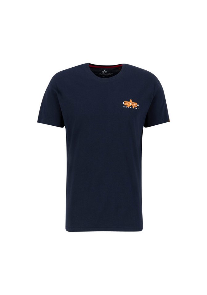 Alpha Industries T-Shirt Puff Print Logo Backprint T-Shirt von Alpha Industries
