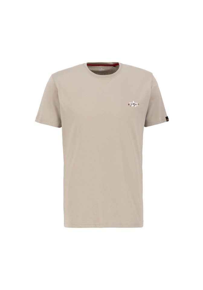 Alpha Industries T-Shirt Signature Puff Print Backprint T-Shirt von Alpha Industries