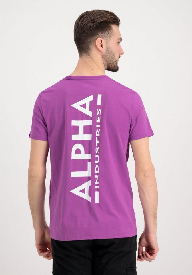 Alpha Industries T-Shirt ALPHA INDUSTRIES Men - T-Shirts Backprint T von Alpha Industries