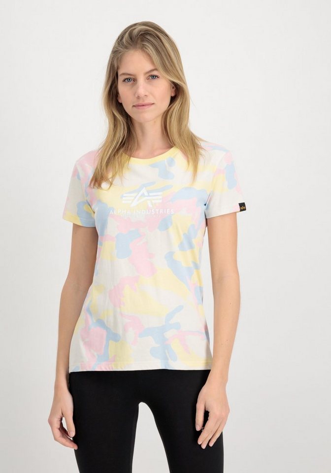 Alpha Industries T-Shirt ALPHA INDUSTRIES Women - T-Shirts New Camo Basic T Wmn von Alpha Industries