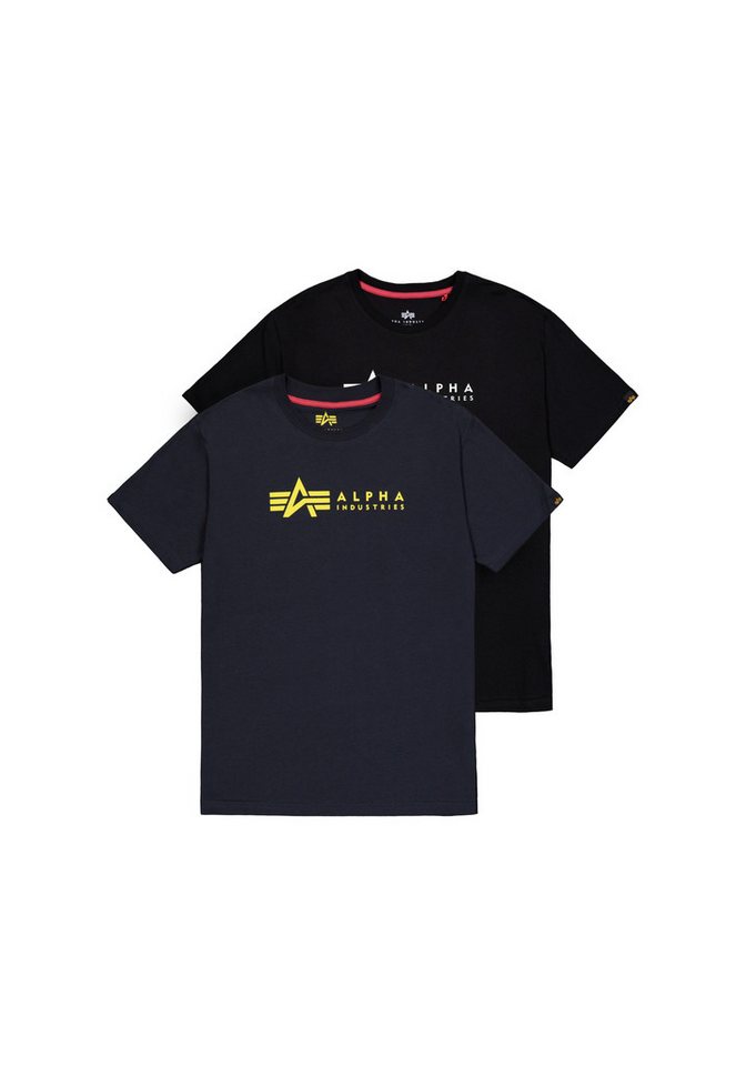 Alpha Industries T-Shirt Alpha Label T-Shirt 2 Pack von Alpha Industries