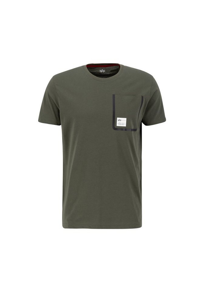 Alpha Industries T-Shirt Label Pocket T-Shirt von Alpha Industries