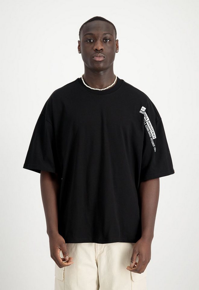 Alpha Industries T-Shirt - oversize Flock Logo T von Alpha Industries