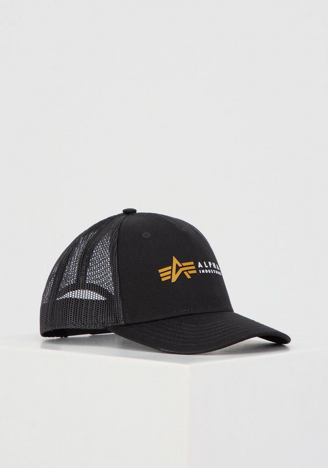 Alpha Industries Trucker Cap ALPHA INDUSTRIES Accessoires - Headwear Alpha Label Trucker Cap von Alpha Industries