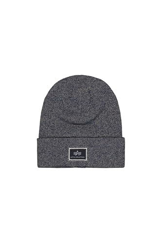 Alpha Industries Unisex X-Fit Beanie-Mütze, Charcoal Heather, Einheitsgröße von Alpha Industries