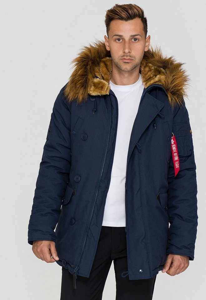 Alpha Industries Winterjacke Explorer dunkelblau Herren von Alpha Industries