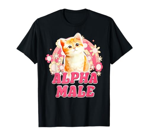 Alpha Männliche Katze Kätzchen Lustig Für Männer Frauen T-Shirt von Alpha Male Cat Kitten Tees