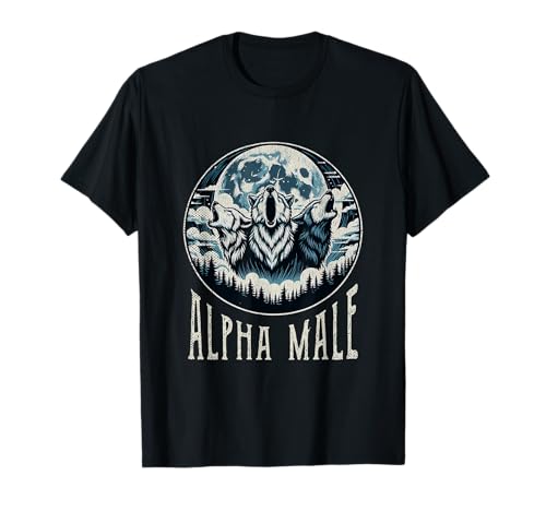 Alpha Male Wolfsrudel Outfit Für Männer T-Shirt von Alpha Male Geschenkidee Für Herren