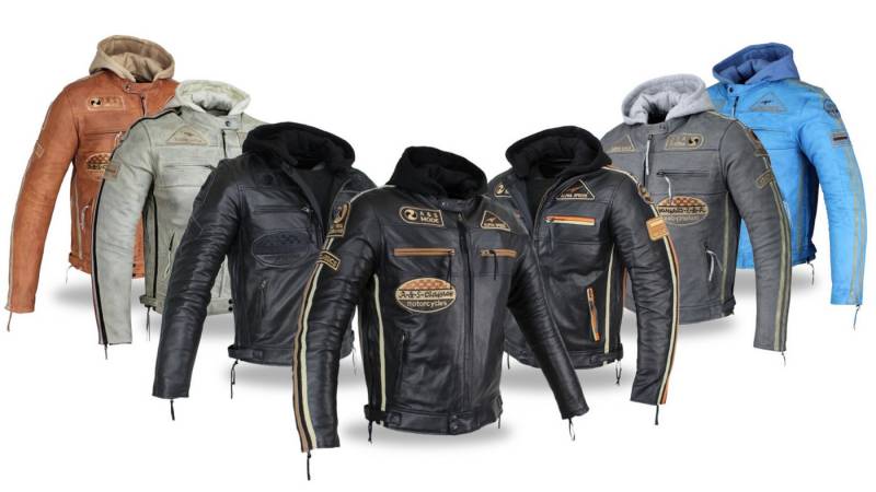 Alpha Speeds Motorradjacke - /Freizeit Herren Lammlederjacke Bikerjacke Highway 11 (Abnehmbares Innenfutter und Kapuze, (NEUE VERSION 2025) Aus weichem Lammleder, inkl. einsetzbarer Protektoren von Alpha Speeds