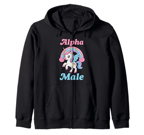 Alpha-Einhorn - ALPHA MALE UNICORN MEME - Alphamale Kapuzenjacke Alpha-Einhorn - ALPHA MALE UNICORN MEME - Alphamale Kapuzenjacke von Alpha Unicorn Male