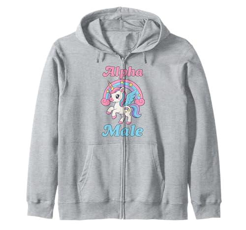 Alpha-Einhorn - Alpha Male Unicorn Meme - Alphamale Kapuzenjacke Alpha-Einhorn - Alpha Male Unicorn Meme - Alphamale Kapuzenjacke von Alpha Unicorn Male