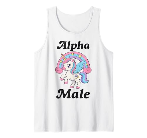 Herren Alpha-Einhorn - ALPHA MALE UNICORN MEME - Alphamale Tank Top von Alpha Unicorn Male