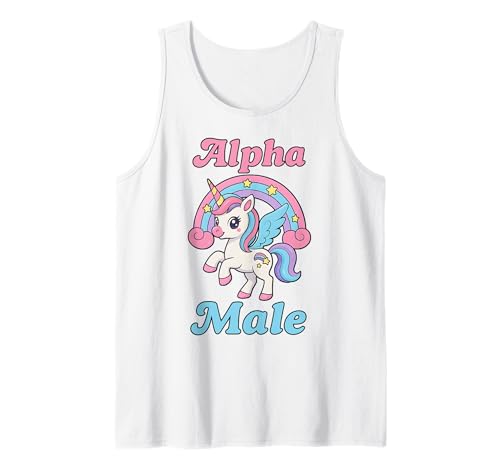 Herren Alpha-Einhorn - ALPHA MALE UNICORN MEME - Alphamale Tank Top von Alpha Unicorn Male